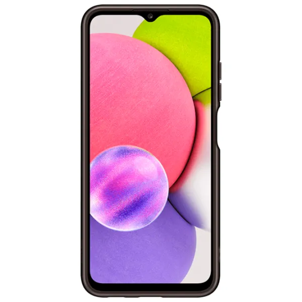 Husă pentru smartphone Samsung Galaxy A03s Samsung/ Back/ TPU/ Black photo 2