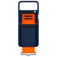 Husă pentru smartphone Samsung Galaxy Flip3 Samsung/ Back/ Silicon/ Navy Blue photo 2