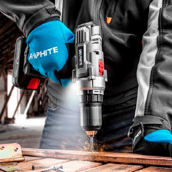 Дрель-шуруповерт Graphite 58G006-SET2 350 об/мин photo 6