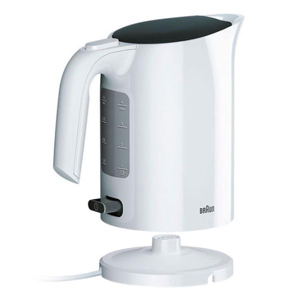 Электрочайник Braun WK3000WH 1л / Скрытый / Белый photo 3