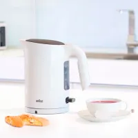 Электрочайник Braun WK3000WH 1л / Скрытый / Белый photo 5