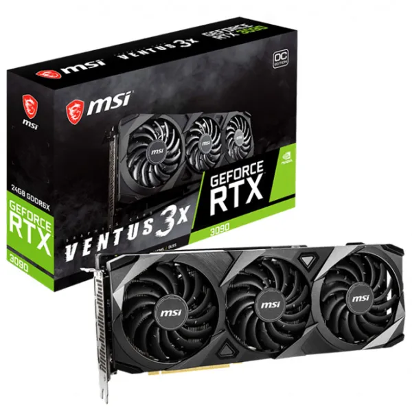 Placă video MSI GeForce RTX 3090 VENTUS 3X OC PCI Express x16 4.0 / 24 GB photo 7