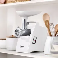 Mașină de tocat carne Bosch MFW3520W 1500 W/ 1.8 kg/ min/ White photo 3