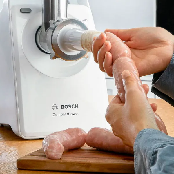 Mașină de tocat carne Bosch MFW3520W 1500 W/ 1.8 kg/ min/ White photo 4