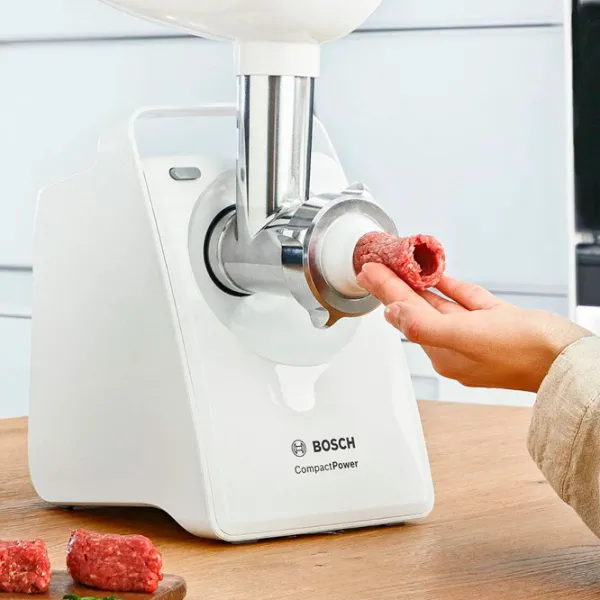 Mașină de tocat carne Bosch MFW3520W 1500 W/ 1.8 kg/ min/ White photo 5