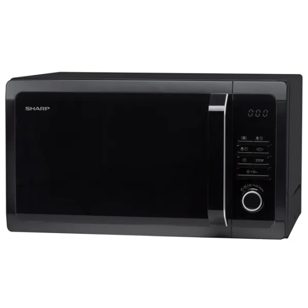 Cuptor cu microunde SHARP R343BK Standart/ 900 W/ Black photo 2