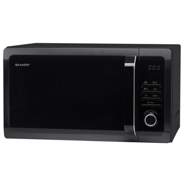 Cuptor cu microunde SHARP R343BK Standart/ 900 W/ Black photo 2
