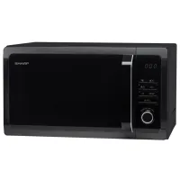 Cuptor cu microunde SHARP R343BK Standart/ 900 W/ Black photo 2