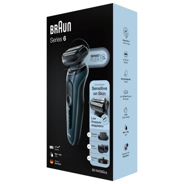 Aparat de ras electric Braun Series 6 60-N4500cs Black  photo 3