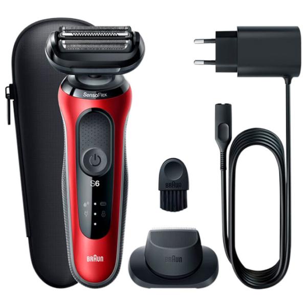Триммер Braun Series 6 60-R1200s Красный photo 2