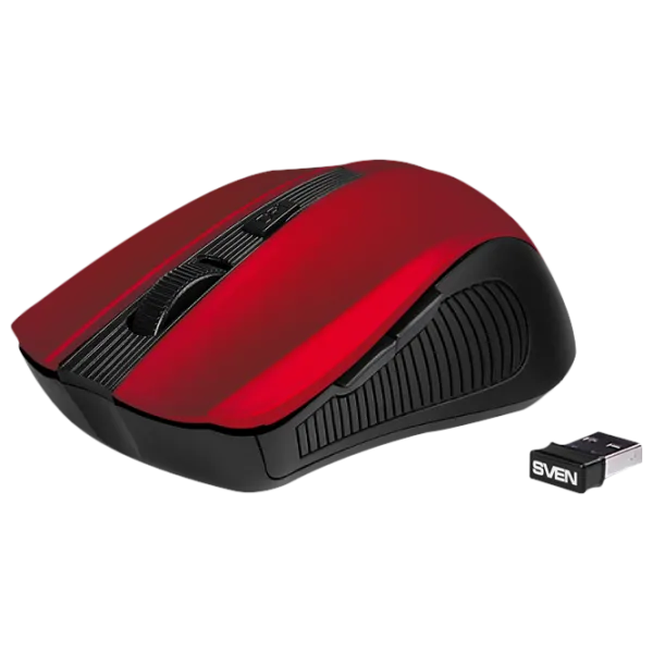 Mouse Sven RX-350W USB/ Red photo 4