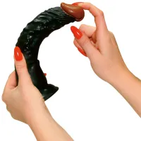 Dildo Elegant Series European Lover (23 cm) Polivinilhlorid/ Black photo 3