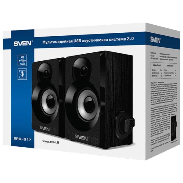 Sistem audio Sven SPS-517 6 W/ Black photo 3