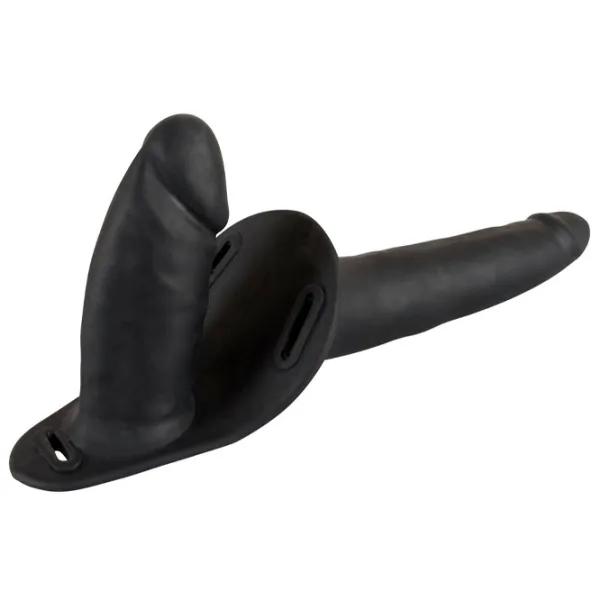 Страпон You2Toys Double Strap On Силикон/ Черный photo 2