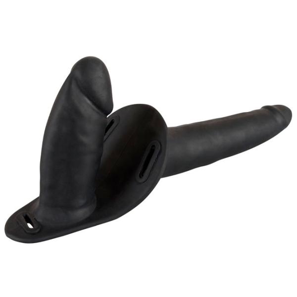Страпон You2Toys Double Strap On Силикон/ Черный photo 2