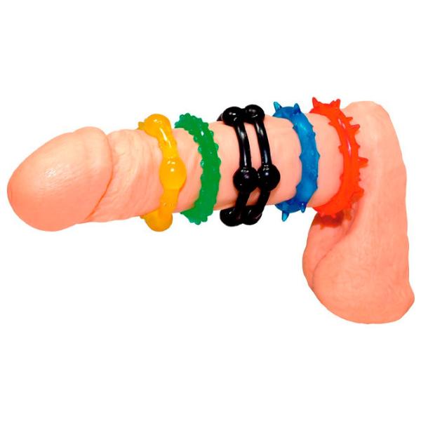 Inel pentru penis You2Toys Sex Marathon Termoelastoplast/ Multicolor photo 7 Inel pentru penis You2Toys Sex Marathon Termoelastoplast/ Multicolor photo 7