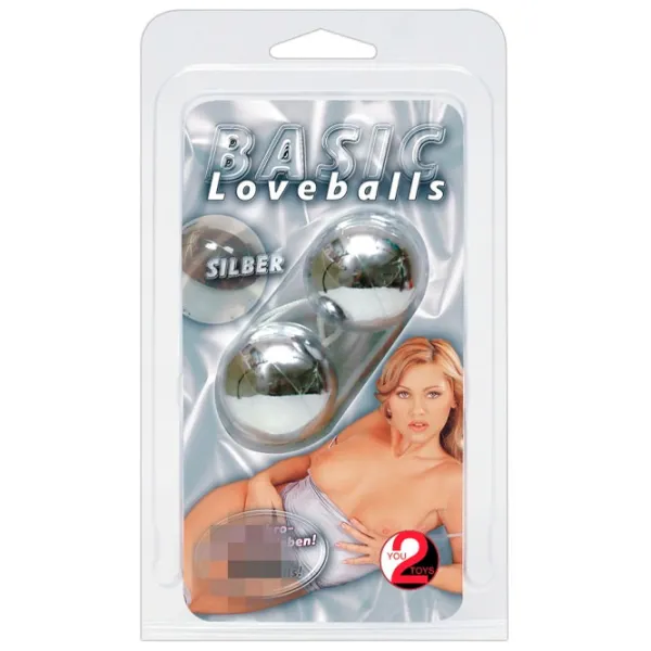 Bile vaginale You2Toys Basic Love Balls (2bile) Silver photo 3