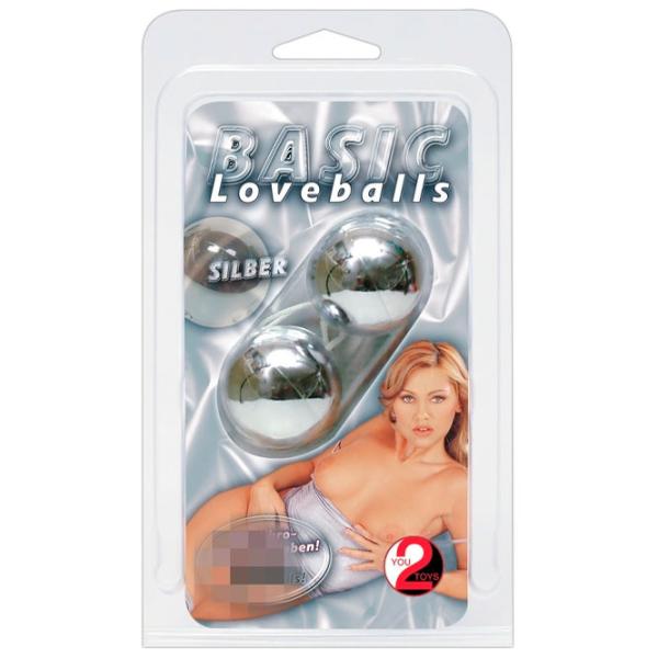 Bile vaginale You2Toys Basic Love Balls (2bile) Silver photo 3