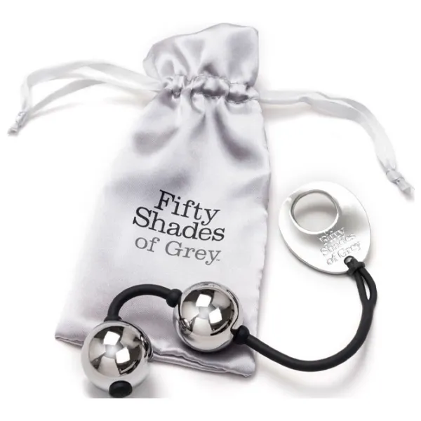 Bile vaginale Fifty Shades of Grey Inner Goddess (2bile) Silver photo 4