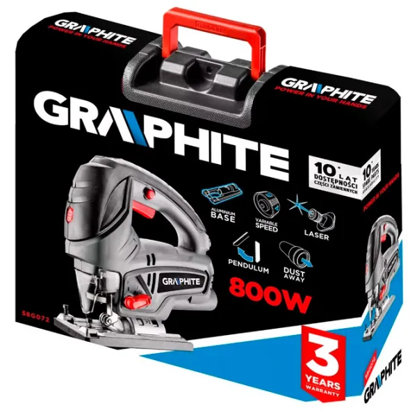 Fierăstrău pentru decupat Graphite 58G077 18 mm/ Gray photo 2