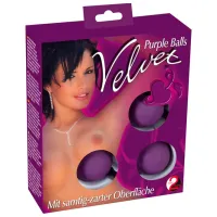 Bile vaginale Velvet Balls (3bile) Violet photo 2