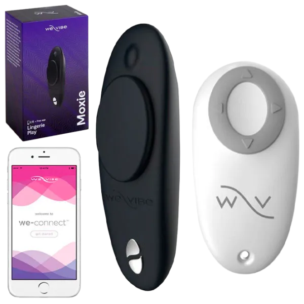 Вибростимулятор We-Vibe Moxie Черный photo 4 Вибростимулятор We-Vibe Moxie Черный photo 4