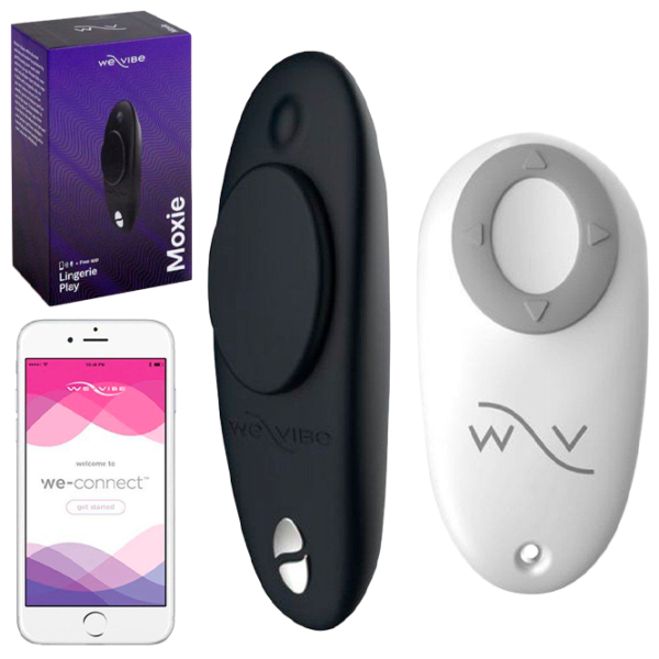 Вибростимулятор We-Vibe Moxie Черный photo 4 Вибростимулятор We-Vibe Moxie Черный photo 4