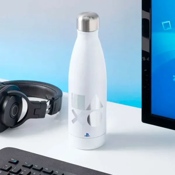 Бутылка для воды фан Paladone Playstation Белый photo 4 Бутылка для воды фан Paladone Playstation Белый photo 4
