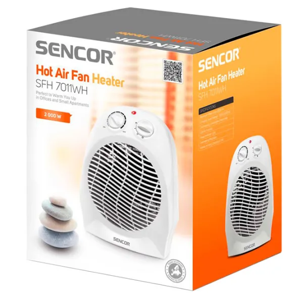 Тепловентилятор Sencor SFH 7011WH 2000 Вт / Белый photo 2
