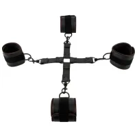 Фиксаторы для рук и ног Vegan Fetish Bondage Set Черный photo 2