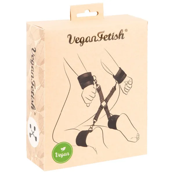 Фиксаторы для рук и ног Vegan Fetish Bondage Set Черный photo 7 Фиксаторы для рук и ног Vegan Fetish Bondage Set Черный photo 7