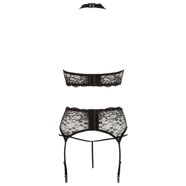 Комплект нижнего белья Cottelli Cotelli Lace Suspender (S) Черный photo 2 Комплект нижнего белья Cottelli Cotelli Lace Suspender (S) Черный photo 2