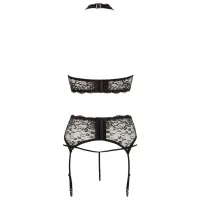 Set lengerie Cottelli Cotelli Lace Suspender (S) Black photo 2