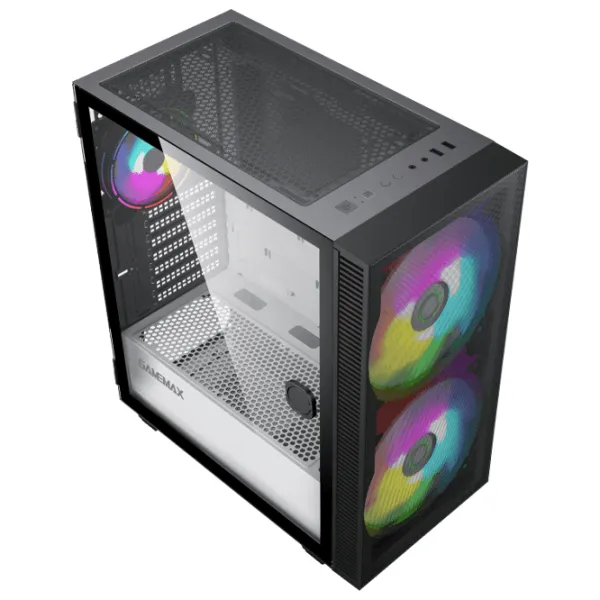 Carcasă Gamemax Aero Mid Tower / Black photo 3