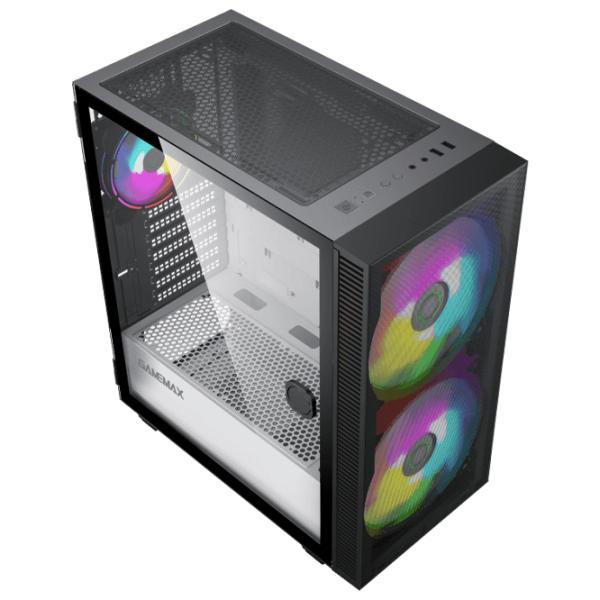 Carcasă Gamemax Aero Mid Tower / Black photo 3