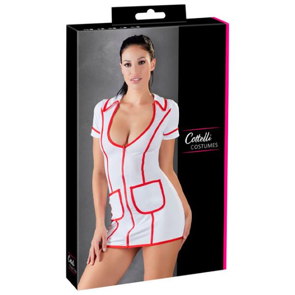 Комплект нижнего белья Cottelli Nurse Dress (M) Белый photo 6