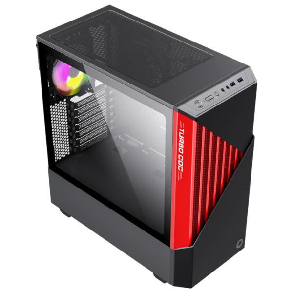 Корпус Gamemax Contac COC Mid Tower / Черный Red photo 2 Корпус Gamemax Contac COC Mid Tower / Черный Red photo 2