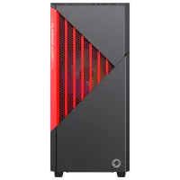 Carcasă Gamemax Contac COC Mid Tower / Black Red photo 3