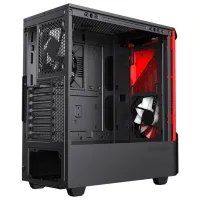 Carcasă Gamemax Contac COC Mid Tower / Black Red photo 4