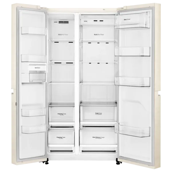 Frigider LG GC-B247SEDC Side by Side 626 l / 179 cm / Beige photo 4