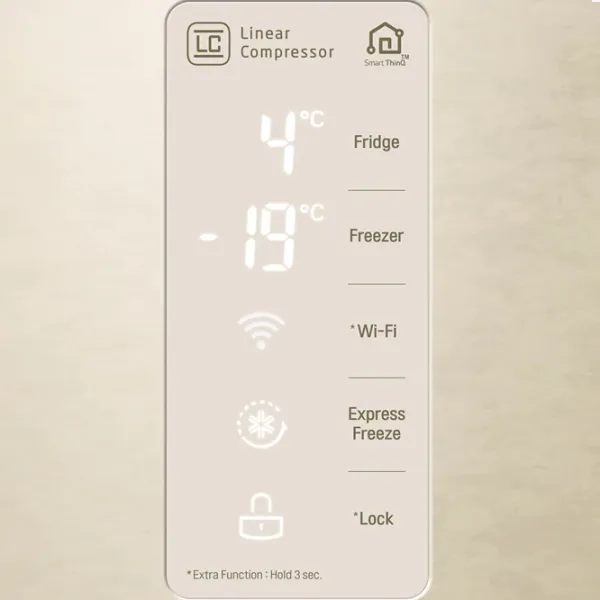 Frigider LG GC-B247SEDC Side by Side 626 l / 179 cm / Beige photo 6