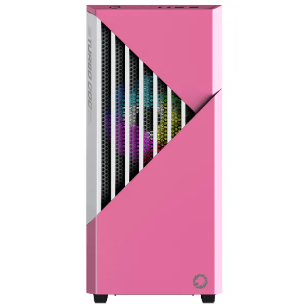 Корпус Gamemax Contac COC Mid Tower / Розовый Серый photo 2
