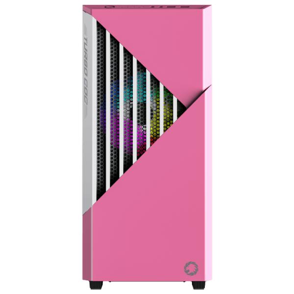 Корпус Gamemax Contac COC Mid Tower / Розовый Серый photo 2