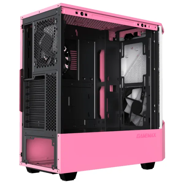 Корпус Gamemax Contac COC Mid Tower / Розовый Серый photo 3