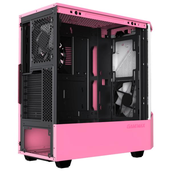 Корпус Gamemax Contac COC Mid Tower / Розовый Серый photo 3