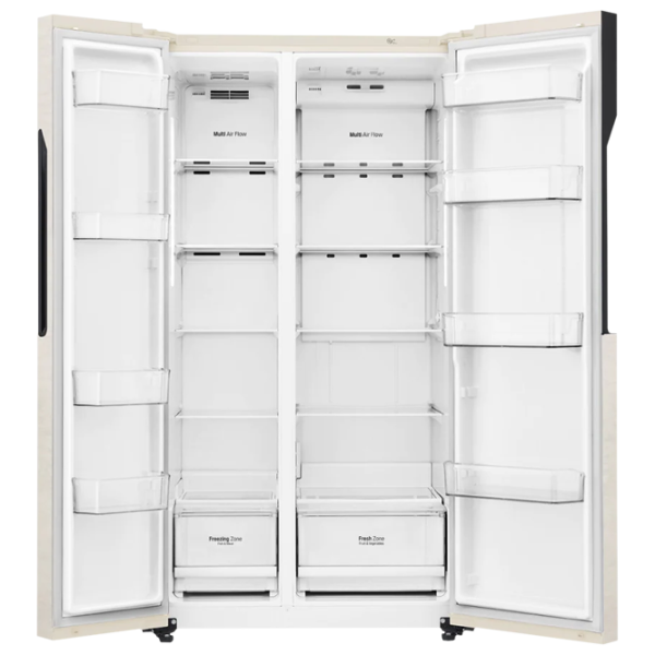 Frigider LG GC-B247JEDV Side by Side 613 l / 179 cm / Beige photo 6