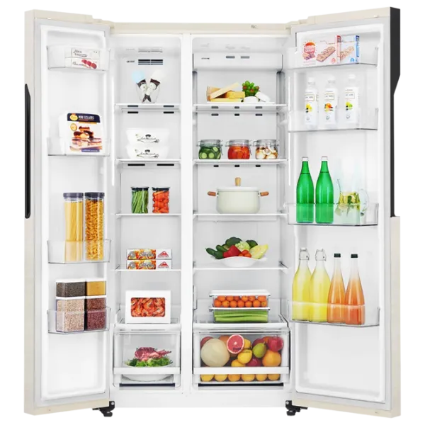 Frigider LG GC-B247JEDV Side by Side 613 l / 179 cm / Beige photo 7