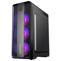 Carcasă Gamemax MoonLight FRGB Mid Tower / Black photo 3