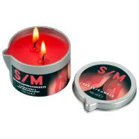 Lumînare S/ M Candle in a Tin Red photo 2