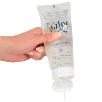 Lubrifiant Just Glide Water-base 0.2l/ fără miros/ Transparent photo 3